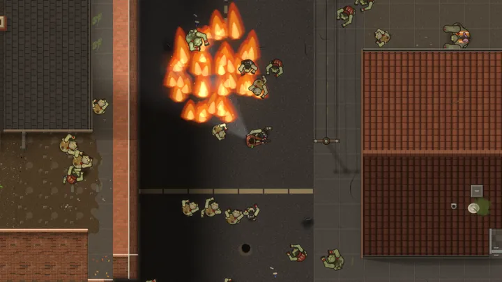 A molotov at dusk. Fire is the one thing they walk straight into.