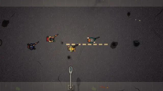 Co-op for up to eight: everyone looks, carries and plays differently.
