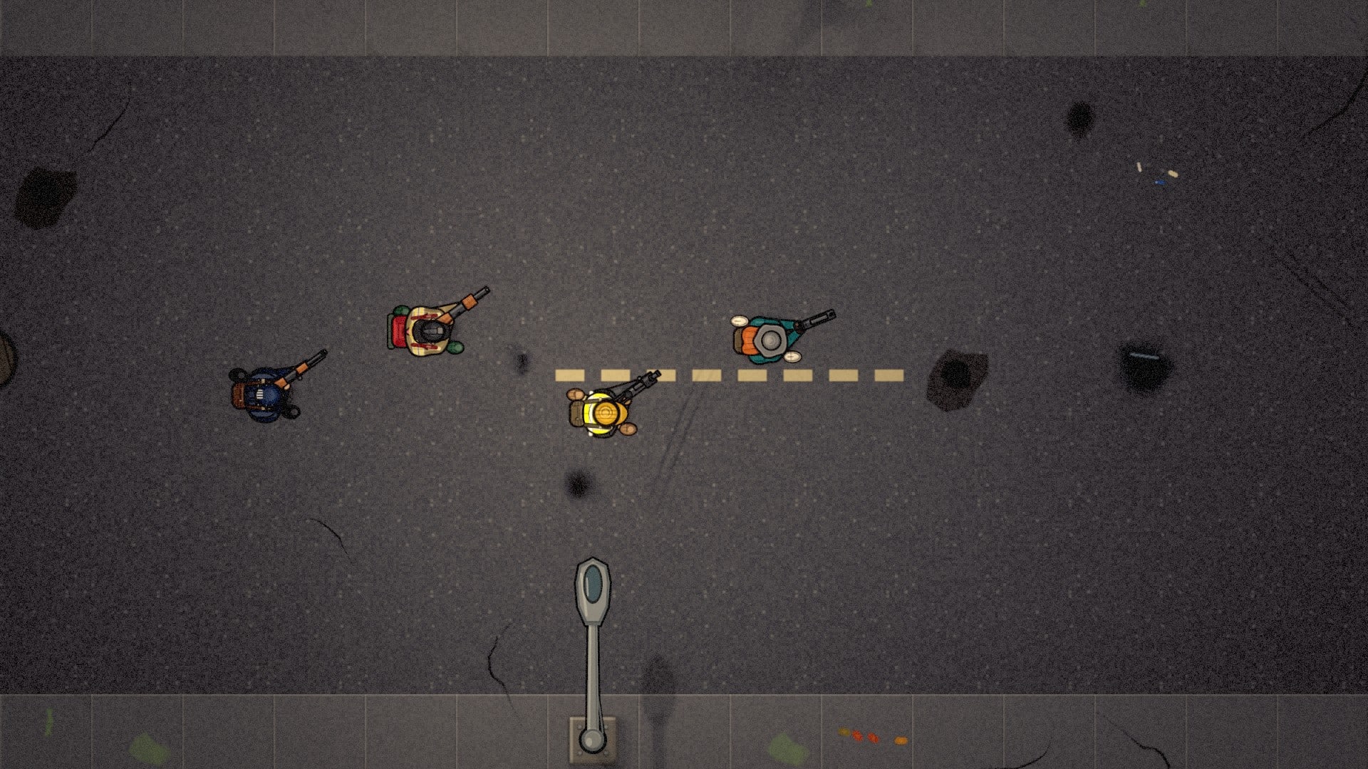 Co-op for up to eight: everyone looks, carries and plays differently.
