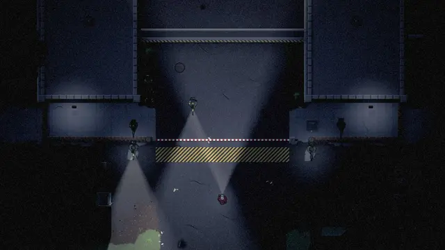 Floodlights, soldiers and a wall that does not open for you.