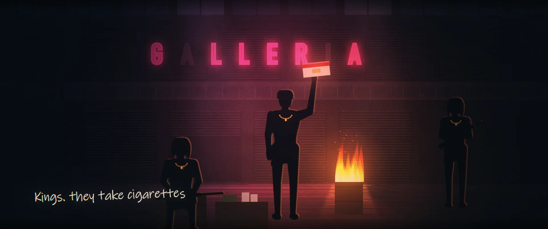 Halden: The Cordon key art: the Kings at the Galleria